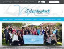 Tablet Screenshot of meadowlarkserviceleague.org